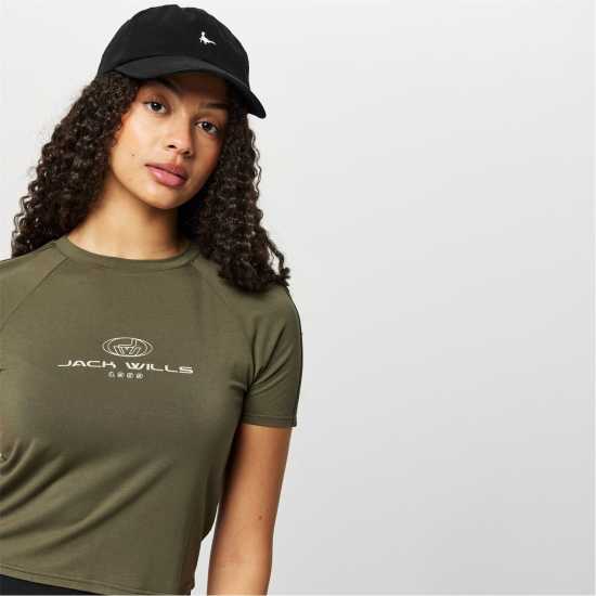 Дамски тениски и фланелки Jack Wills Branded Ringer T-Shirt Jack Wills Branded Ringer T-Shirt Дамски тениски и фланелки