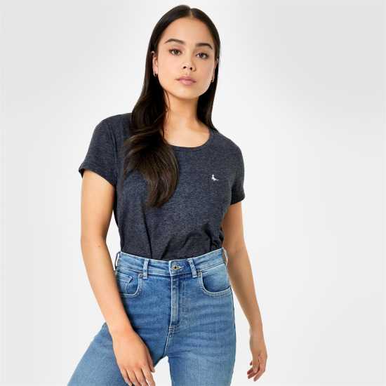 Jack Wills Fullford Pocket T-Shirt Черно Дамски тениски и фланелки