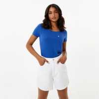 Jack Wills Fullford Pocket T-Shirt Cobalt Дамски тениски и фланелки