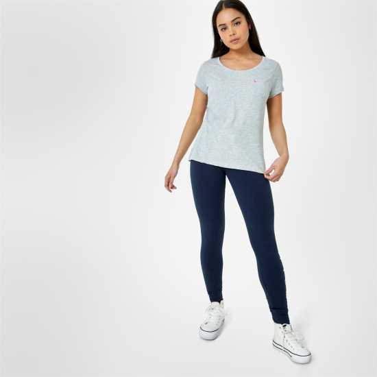 Jack Wills Fullford Pocket T-Shirt Сив марл Дамски тениски и фланелки