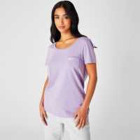 Jack Wills Fullford Pocket T-Shirt Bright Lilac Дамски тениски и фланелки