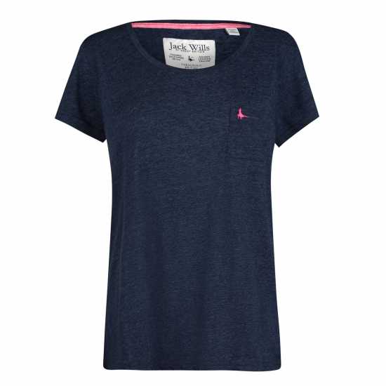 Дамски тениски и фланелки Jack Wills Fullford Pocket T-Shirt Морска синьо Jack Wills Fullford Pocket T-Shirt Морска синьо Дамски тениски и фланелки