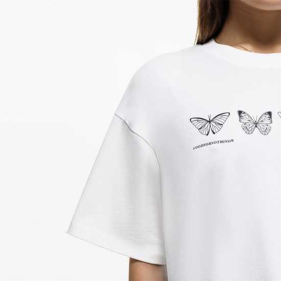 Metamorphosis Oversized T-Shirt White  