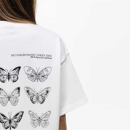 Metamorphosis Oversized T-Shirt White  