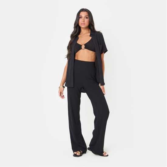 I Saw It First Soft Crepe Short Sleeve Shirt  Дамски ризи и тениски