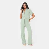 I Saw It First Soft Crepe Short Sleeve Shirt  Дамски ризи и тениски