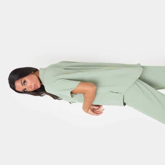 I Saw It First Soft Crepe Short Sleeve Shirt  Дамски ризи и тениски