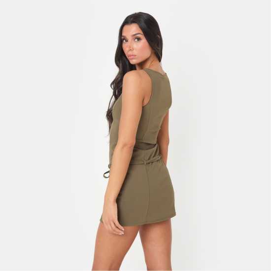 Дамски поли и рокли I Saw It First Ponte Belted Mini Dress I Saw It First Ponte Belted Mini Dress Дамски поли и рокли