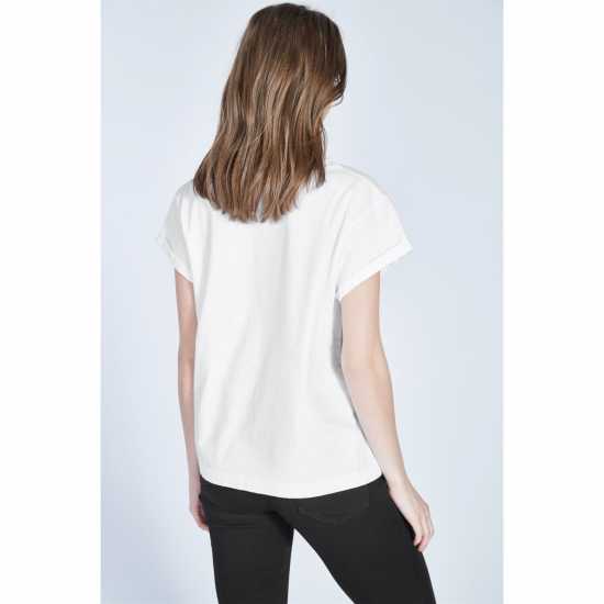 Дамски тениски и фланелки Jack Wills Endmoor Boyfriend T-Shirt Бяло Jack Wills Endmoor Boyfriend T-Shirt Бяло Дамски тениски и фланелки