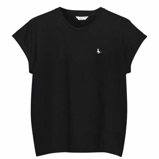 Дамски тениски и фланелки Jack Wills Endmoor Boyfriend T-Shirt Черно Jack Wills Endmoor Boyfriend T-Shirt Черно Дамски тениски и фланелки