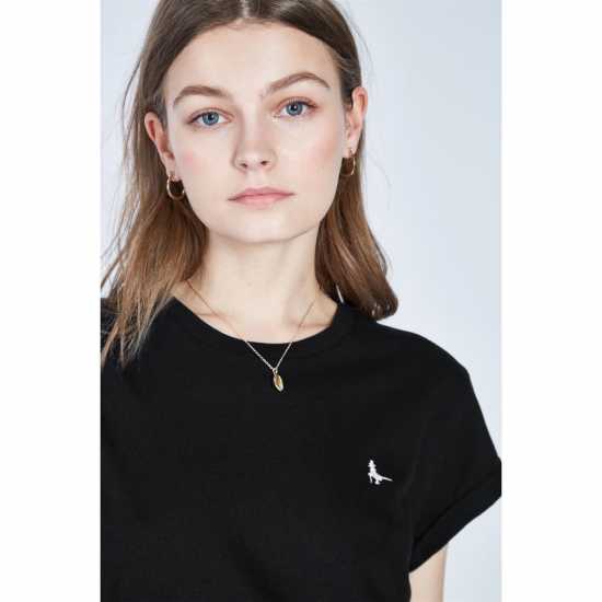 Дамски тениски и фланелки Jack Wills Endmoor Boyfriend T-Shirt Черно Jack Wills Endmoor Boyfriend T-Shirt Черно Дамски тениски и фланелки