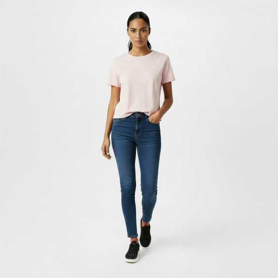 Jack Wills Endmoor Boyfriend T-Shirt Pink Дамски тениски и фланелки