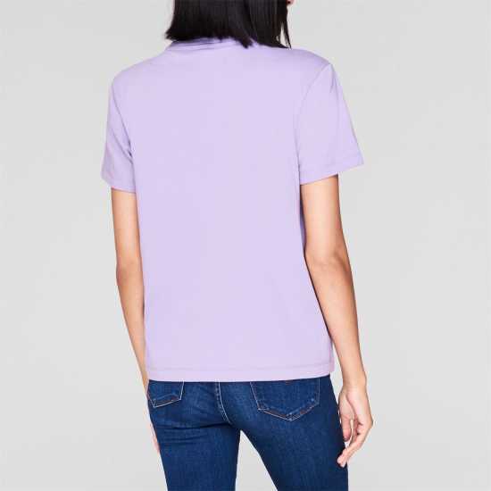 Jack Wills Endmoor Boyfriend T-Shirt Lilac Дамски тениски и фланелки