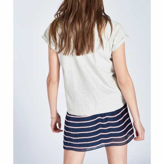 Дамски тениски и фланелки Jack Wills Endmoor Boyfriend T-Shirt Сив марл Jack Wills Endmoor Boyfriend T-Shirt Сив марл Дамски тениски и фланелки