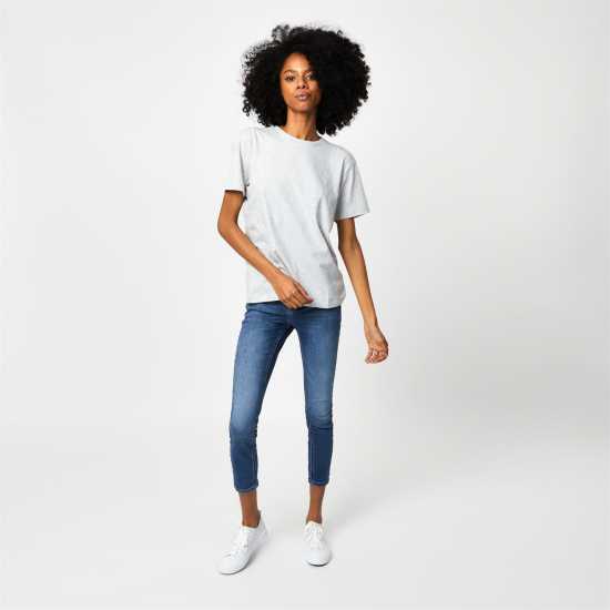 Дамски тениски и фланелки Jack Wills Endmoor Boyfriend T-Shirt Сив марл Jack Wills Endmoor Boyfriend T-Shirt Сив марл Дамски тениски и фланелки