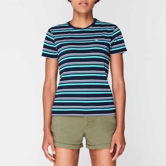 Jack Wills Endmoor Boyfriend T-Shirt Тъмно зелено Дамски тениски и фланелки