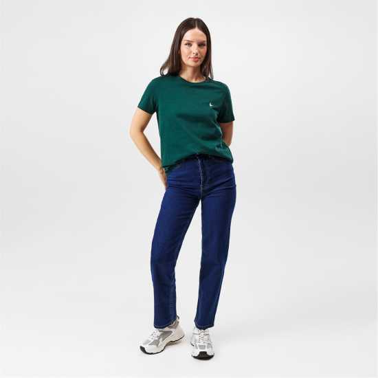 Jack Wills Endmoor Boyfriend T-Shirt Тъмно зелено Дамски тениски и фланелки