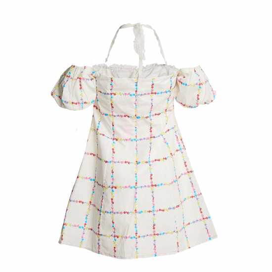 Дамски поли и рокли Collective The Label The Label Picnic Floral A-Line Mini-Dress Collective The Label The Label Picnic Floral A-Line Mini-Dress Дамски поли и рокли