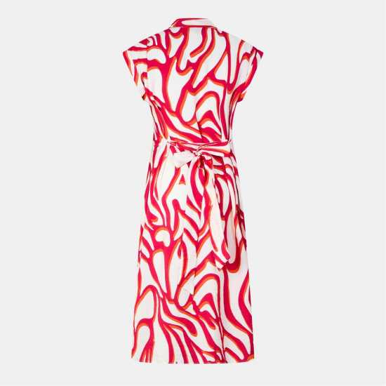 Biba Рокля-Риза Printed Shirt Dress Свирелно печат Дамски поли и рокли