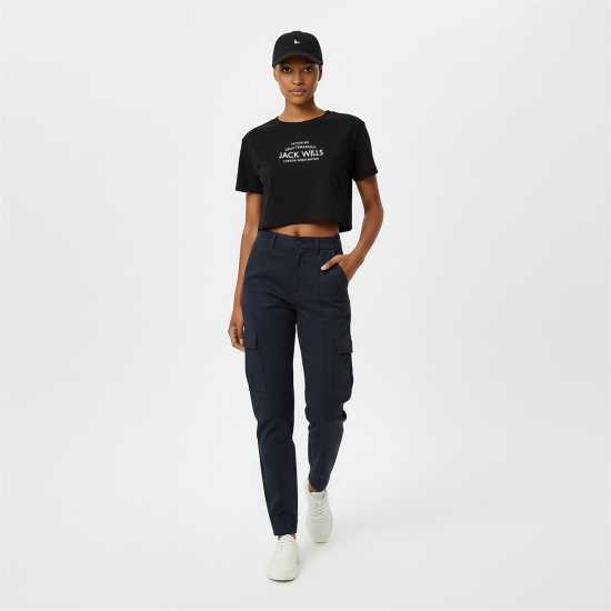 Jack Wills Jack Eccleston Crop T-Shirt  