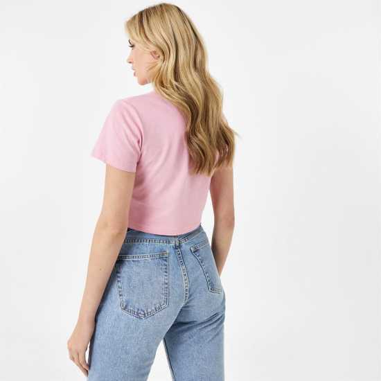 Дамски тениски и фланелки Jack Wills Eccleston Crop T-Shirt Бледо розово Jack Wills Eccleston Crop T-Shirt Бледо розово Дамски тениски и фланелки