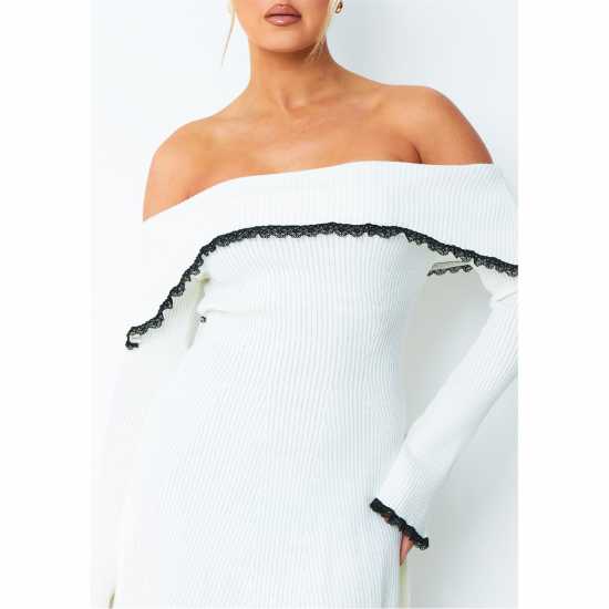 Дамски поли и рокли Missy Empire Trim Fold Over Mini Dress Missy Empire Trim Fold Over Mini Dress Дамски поли и рокли