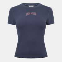 Jack Wills Graphic Baby Tee Ld54 Тоуп 