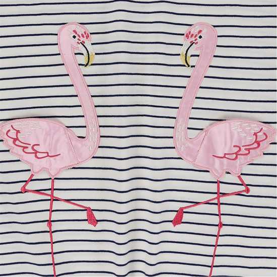 Lilly And Sid Flamingo Pocket A-Line Dress  