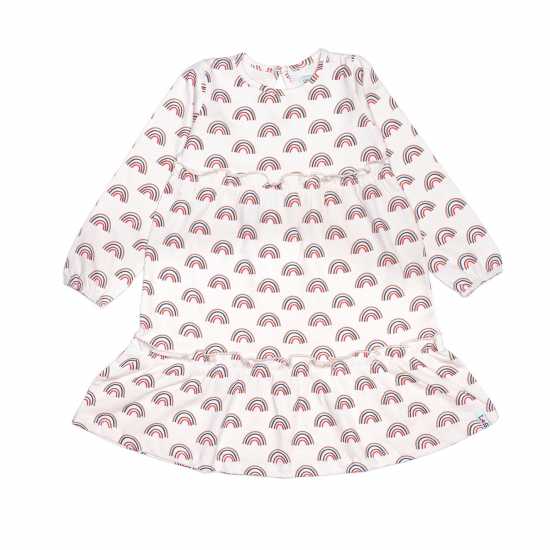 Lilly And Sid Rainbow Jersey A-Line Dress Lilly And Sid Rainbow Jersey A-Line Dress