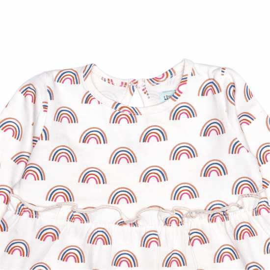 Lilly And Sid Rainbow Jersey A-Line Dress Lilly And Sid Rainbow Jersey A-Line Dress