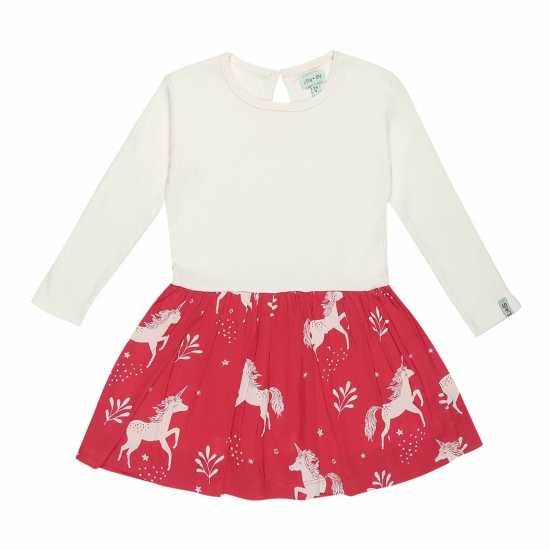 Lilly And Sid Unicorn A-Line Dress  