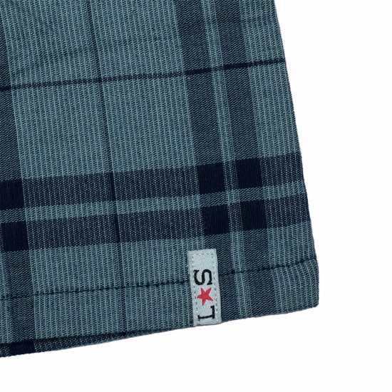 Lilly And Sid Check Collar A-Line Dress Lilly And Sid Check Collar A-Line Dress