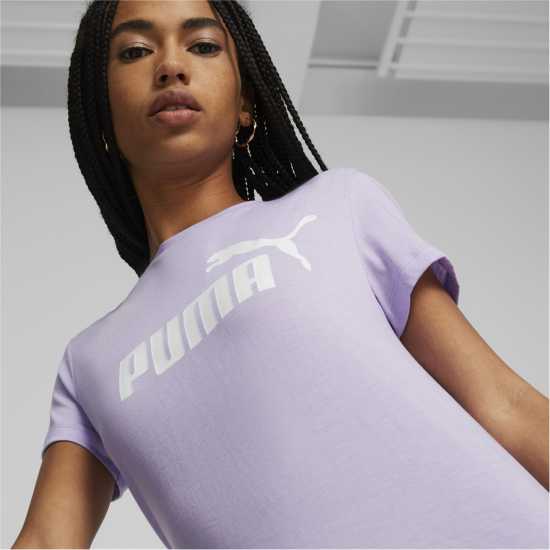 Puma Тениска С Лого Essential Logo Tee Womens Vivid Violet Дамски тениски и фланелки
