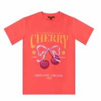 Biba Graphic Tee Ld53 череша Дамски тениски и фланелки