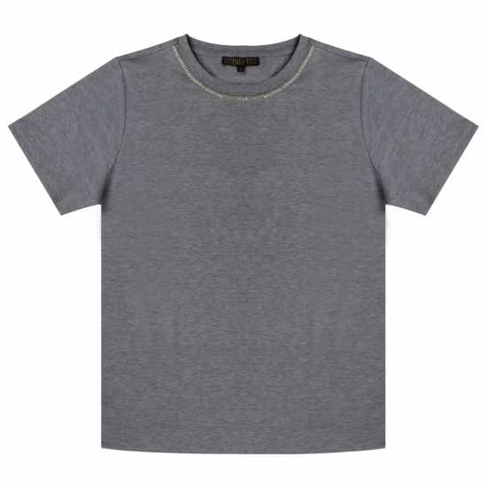 Дамски тениски и фланелки Biba Necklace Jrs Ld53 Grey Biba Necklace Jrs Ld53 Grey Дамски тениски и фланелки