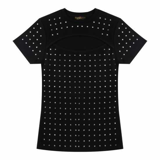 Biba Women's Sparkle Regular Fit T-Shirt  