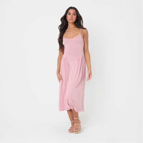 Дамски поли и рокли Средна Рокля I Saw It First Tie Back Midi Dress Средна Рокля I Saw It First Tie Back Midi Dress Дамски поли и рокли