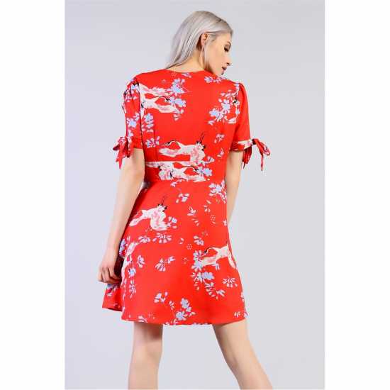 Дамски поли и рокли Glamorous Floral Print Skater Mini Dress Glamorous Floral Print Skater Mini Dress Дамски поли и рокли