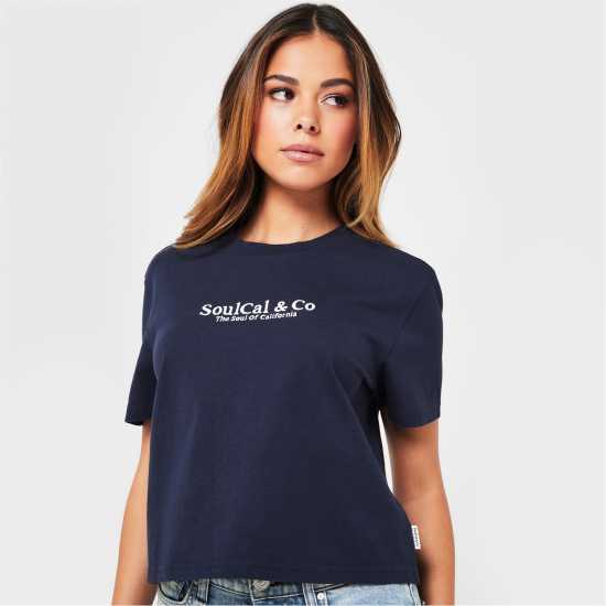 Soulcal Boxy T-Shirt Womens  
