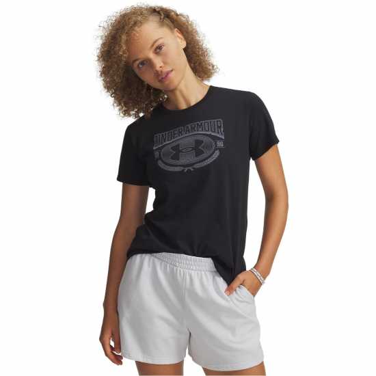 Under Armour Ua Varsity Ss Tee Ld63 Black/White 