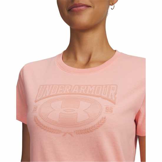 Under Armour Ua Varsity Ss Tee Ld63 Posh Pink 