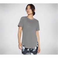 Skechers Тениска Godri T Shirt Womens Charcoal Дамски тениски и фланелки