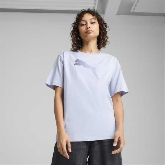 Puma Her Graphic Relaxed Tee T-Shirt Womens  