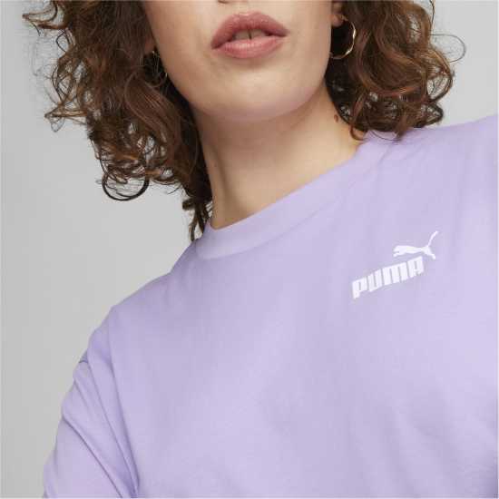 Puma Power Tape Tee Vivid Violet Дамски тениски и фланелки
