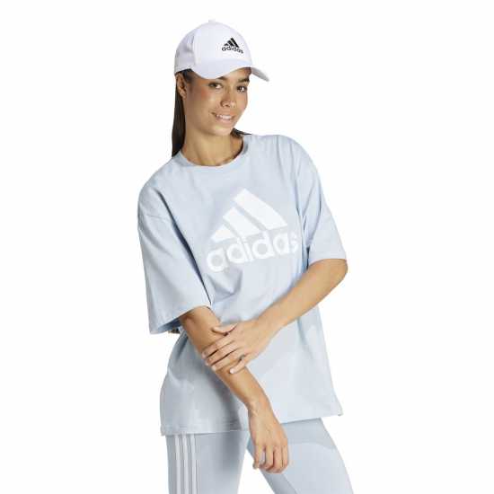 Дамски тениски и фланелки Adidas Essentials Logo T-Shirt Womens Чудесно синьо Adidas Essentials Logo T-Shirt Womens Чудесно синьо Дамски тениски и фланелки