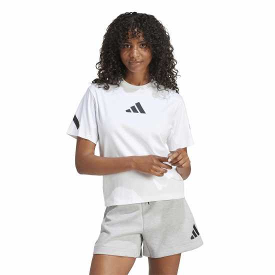 Adidas W Z.n.e. Tee T-Shirt Womens Adidas W Z.n.e. Tee T-Shirt Womens