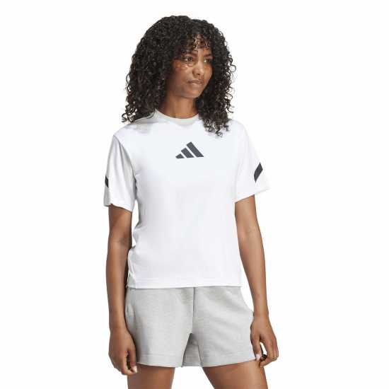 Adidas W Z.n.e. Tee T-Shirt Womens Adidas W Z.n.e. Tee T-Shirt Womens