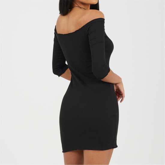 Brave Soul Mini Dress Black Дамски поли и рокли