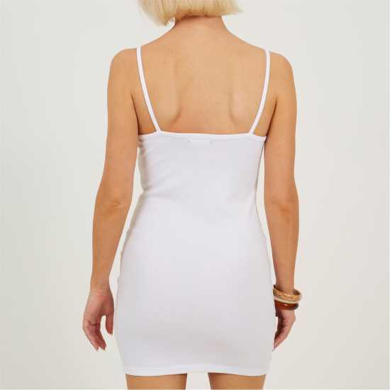 Brave Soul Button Through Mini Dress Бяло Brave Soul Button Through Mini Dress Бяло