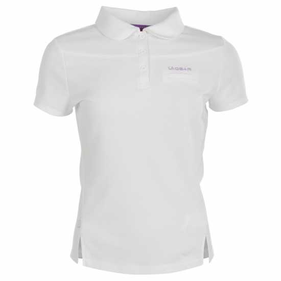 La Gear Блуза С Яка Pique Polo Shirt Ladies White - Дамски тениски с яка